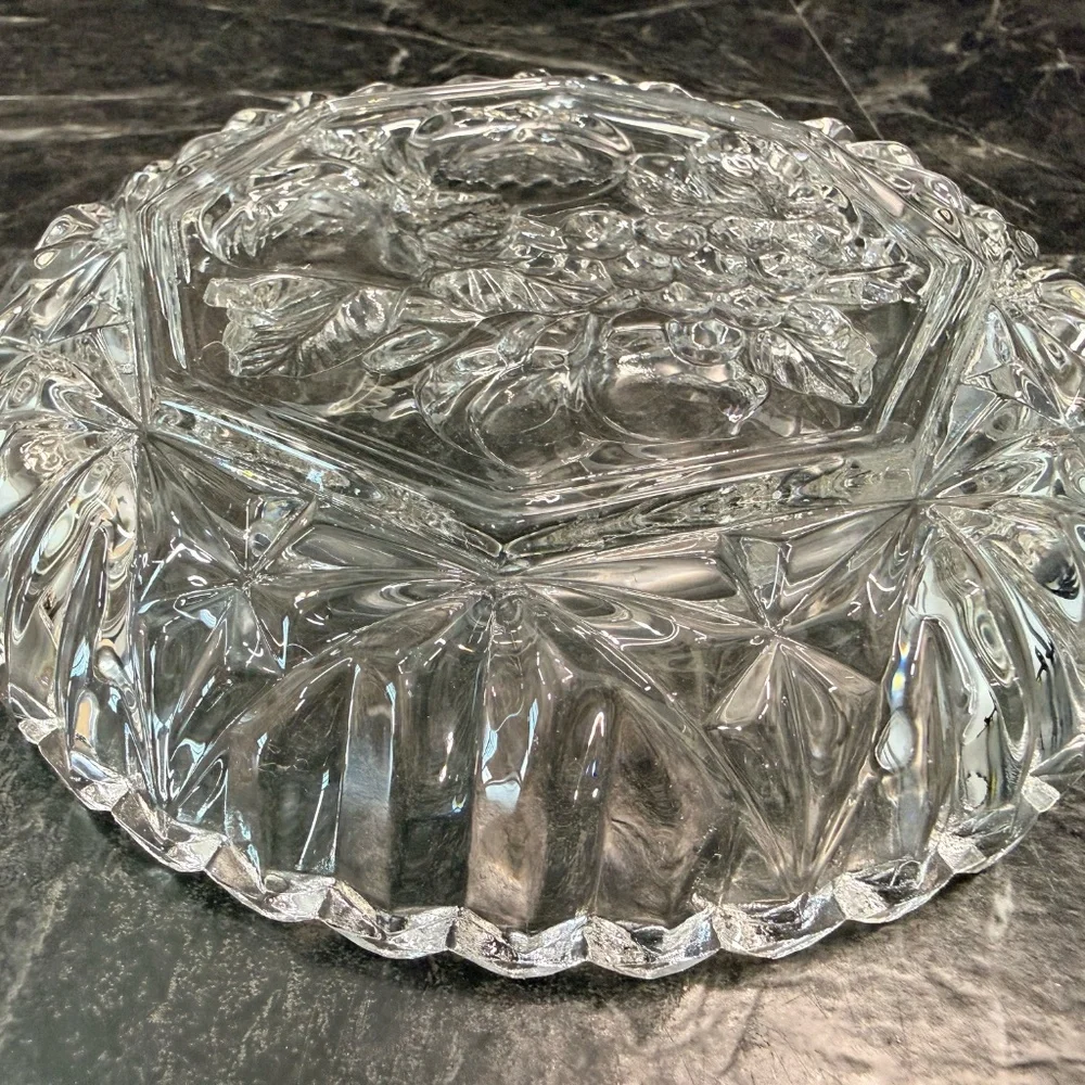 Federal Glass Fruit Trinket Dish/Bowl (Set of 2)